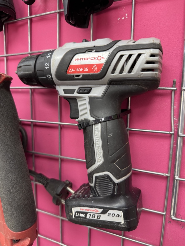 Шуруповерт    Интерскол ДА-18ЭР35