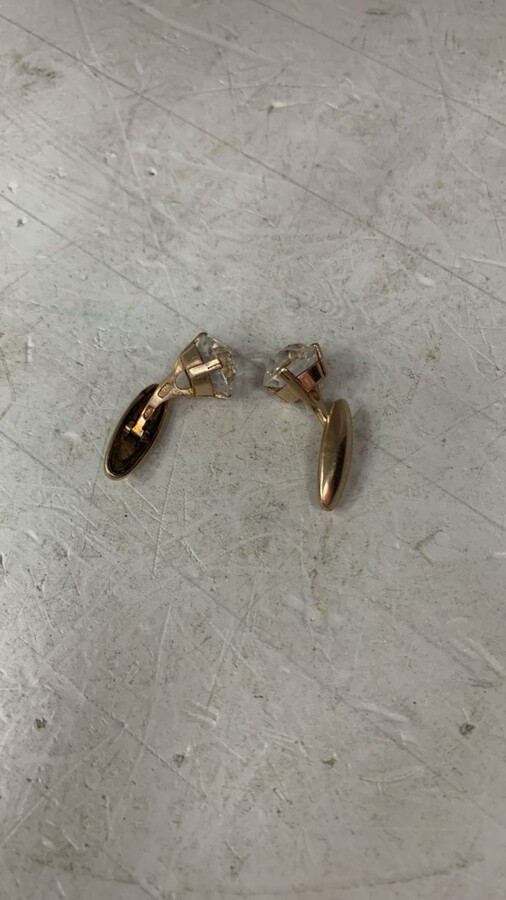 Запонки, Серебро 875*, 8,80 г.