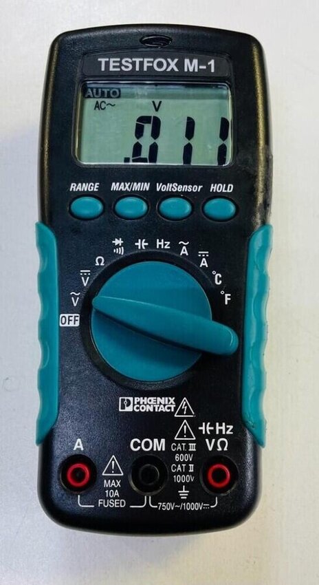 Мультиметр phoenix contact testfox m-1