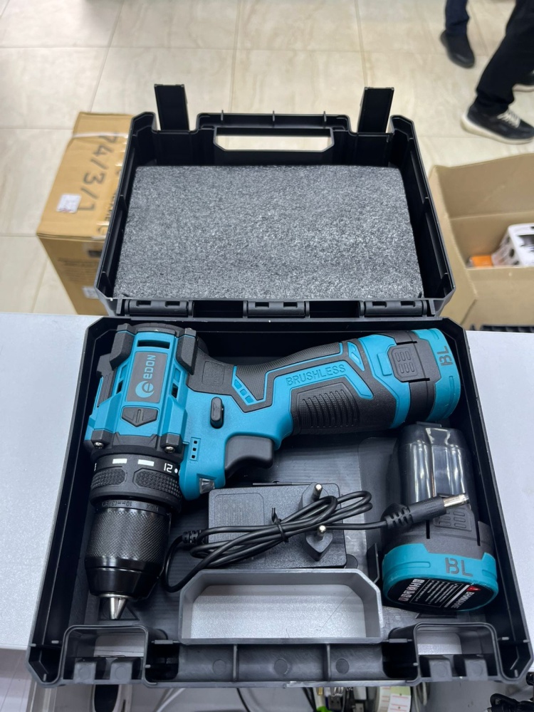 Шуруповерт Edon бесщеточный