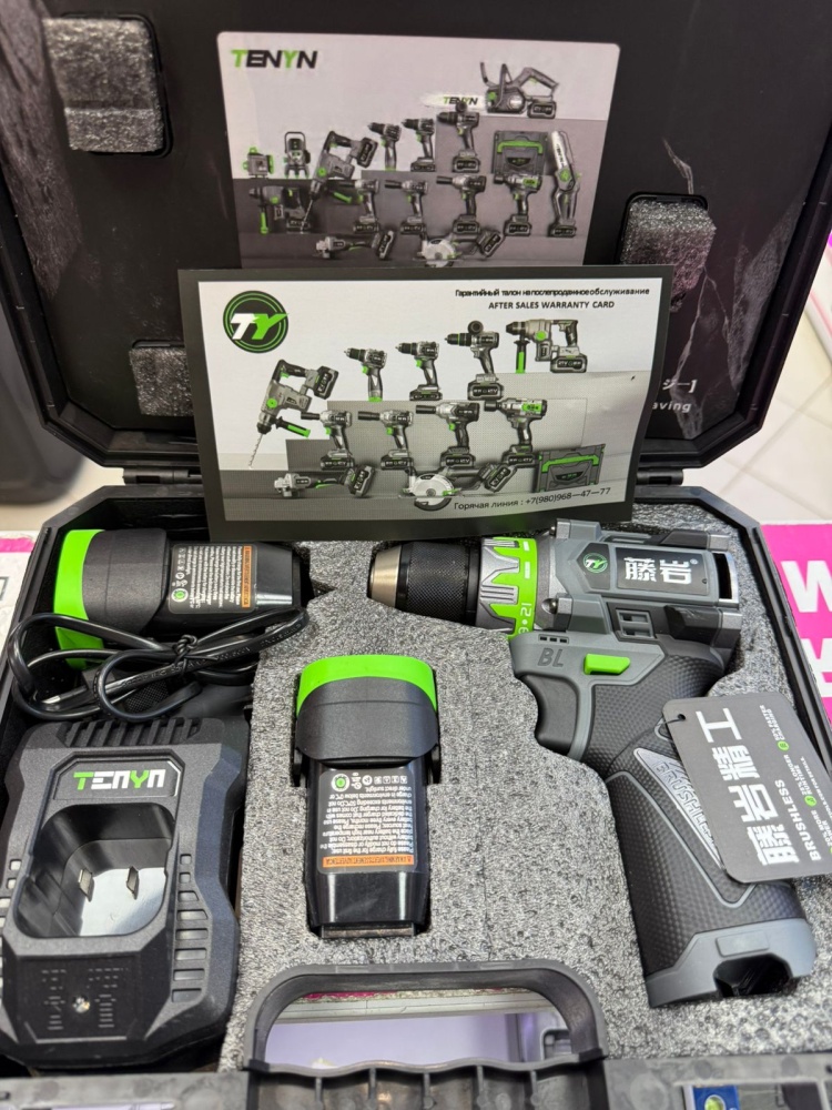 Шуруповерт Tenyn 18v